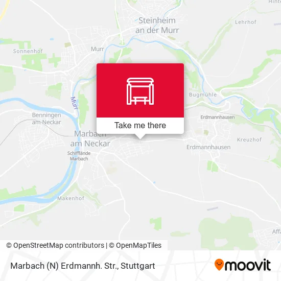 Карта Marbach (N) Erdmannh. Str.