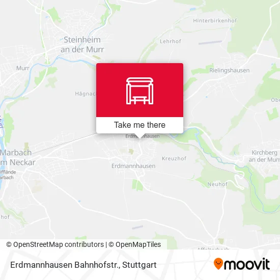 Карта Erdmannhausen Bahnhofstr.