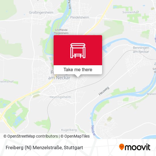 Карта Freiberg (N) Menzelstraße