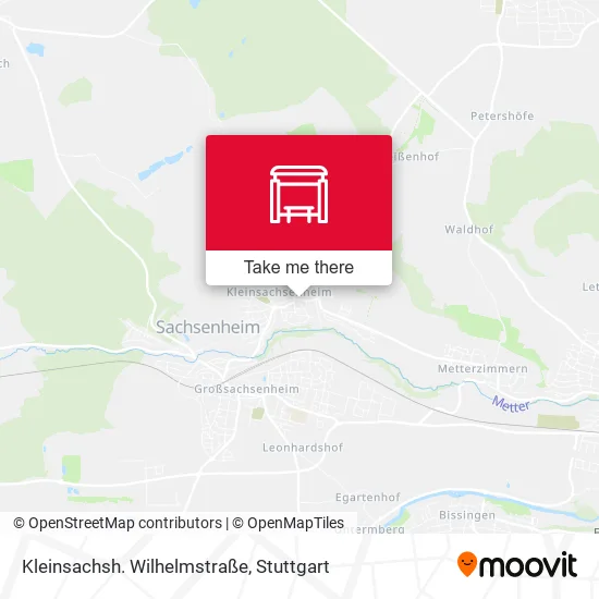 Карта Kleinsachsh. Wilhelmstraße