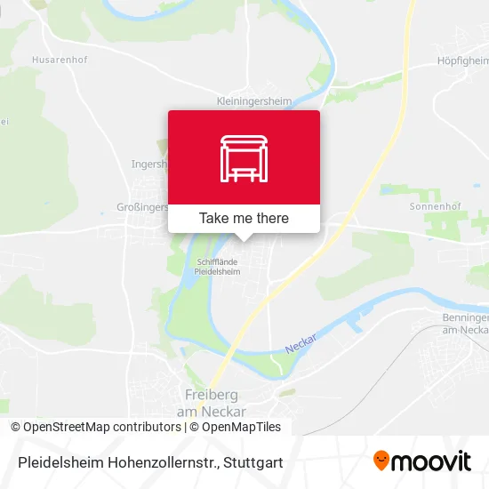 Карта Pleidelsheim Hohenzollernstr.