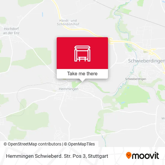 Карта Hemmingen Schwieberd. Str. Pos 3