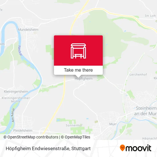 Карта Höpfigheim Endwiesenstraße