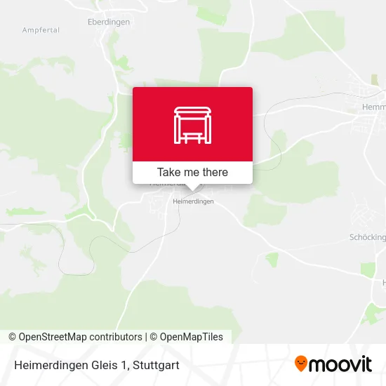 Карта Heimerdingen Gleis 1