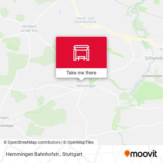 Карта Hemmingen Bahnhofstr.