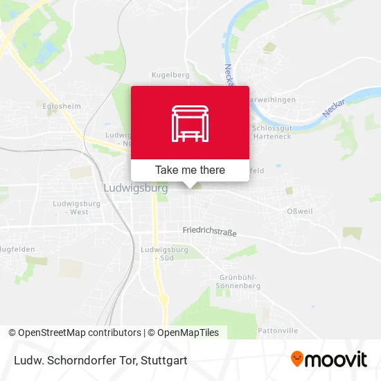 Карта Ludw. Schorndorfer Tor