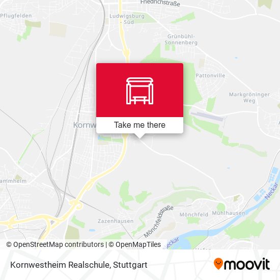 Kornwestheim Realschule map