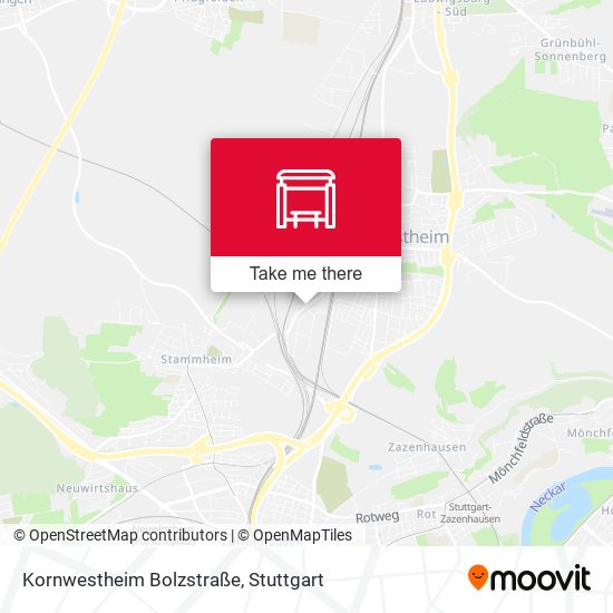 Kornwestheim Bolzstraße map