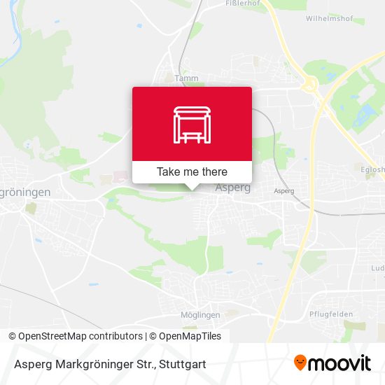 Asperg Markgröninger Str. map