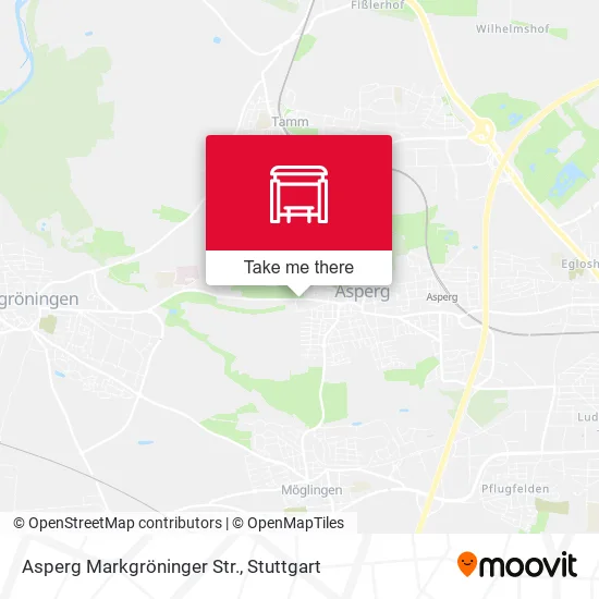Карта Asperg Markgröninger Str.