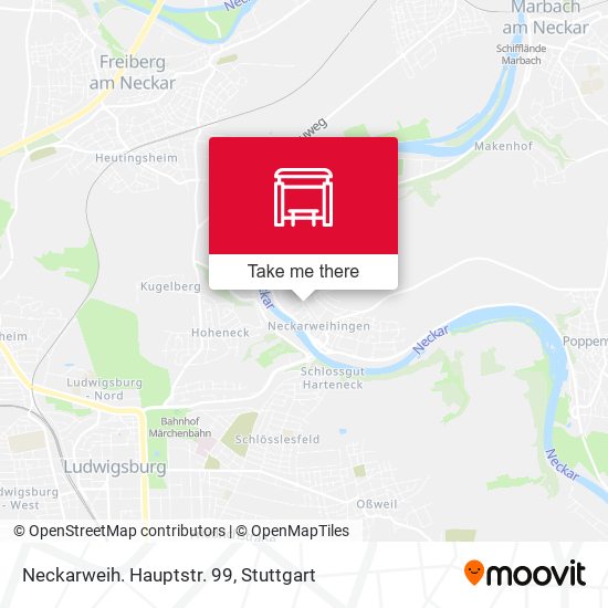 Карта Neckarweih. Hauptstr. 99