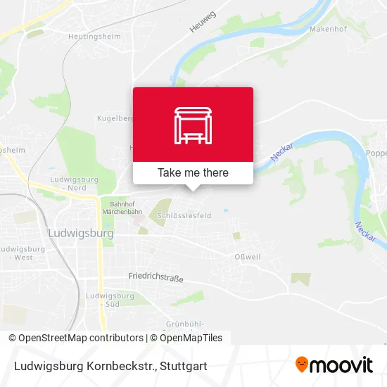 Карта Ludwigsburg Kornbeckstr.