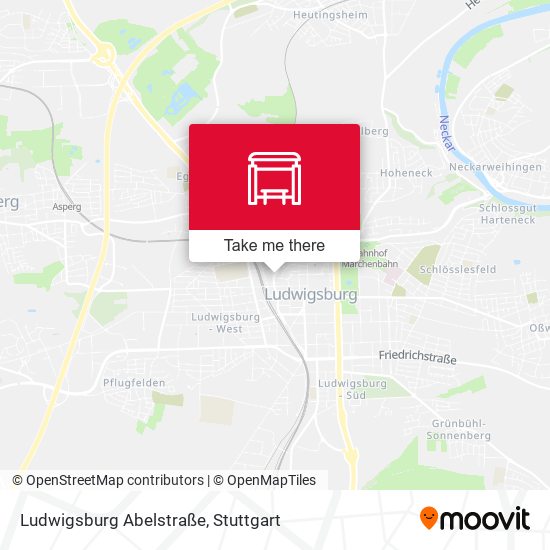 Ludwigsburg Abelstraße map