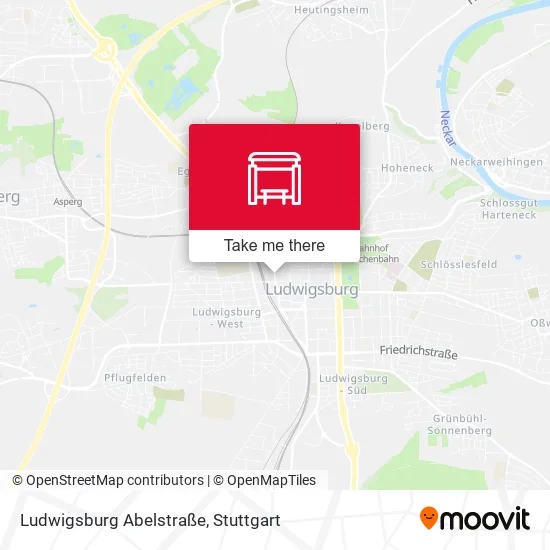 Карта Ludwigsburg Abelstraße
