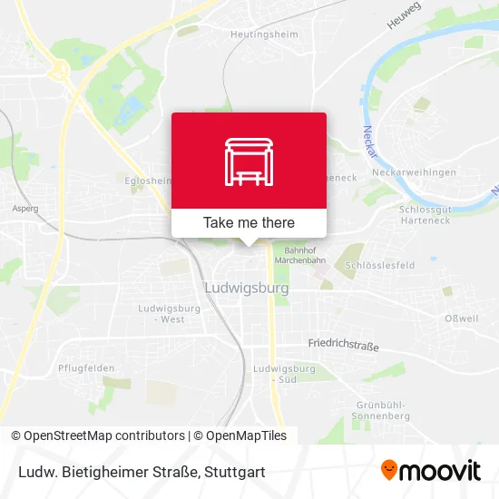 Карта Ludw. Bietigheimer Straße