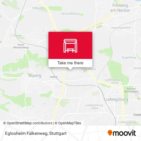 Карта Eglosheim Falkenweg