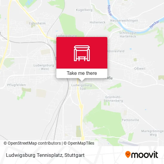 Карта Ludwigsburg Tennisplatz