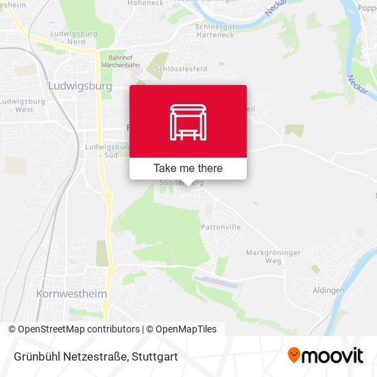 Grünbühl Netzestraße map