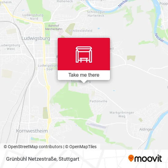 Карта Grünbühl Netzestraße