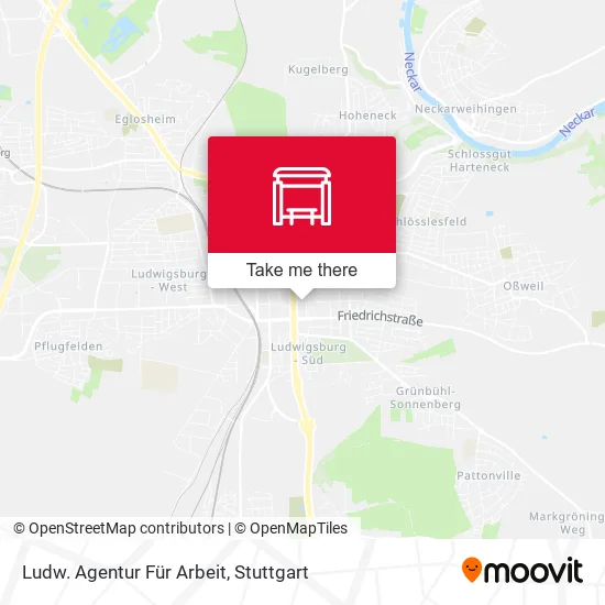 Карта Ludw. Agentur Für Arbeit