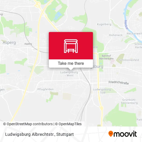 Карта Ludwigsburg Albrechtstr.
