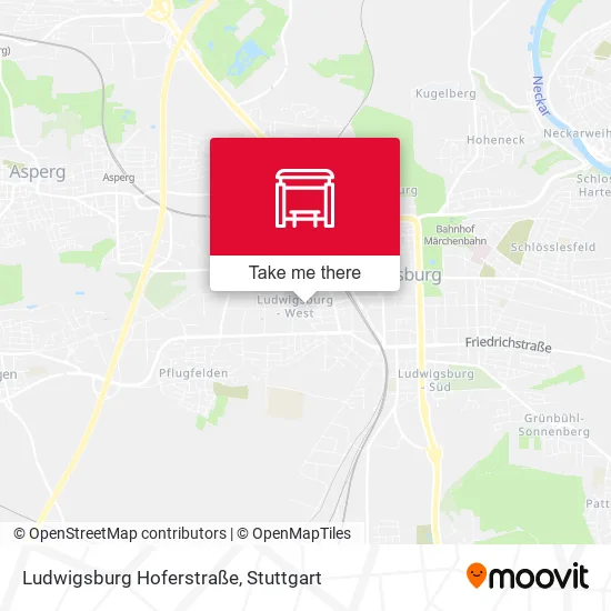 Карта Ludwigsburg Hoferstraße