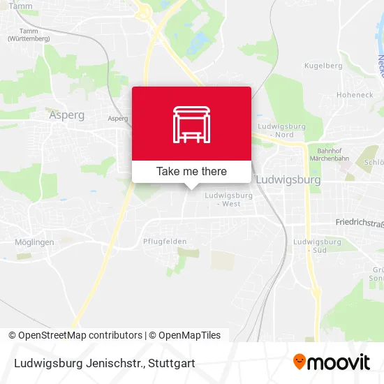 Карта Ludwigsburg Jenischstr.
