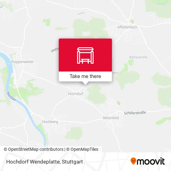 Карта Hochdorf Wendeplatte