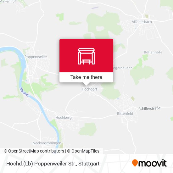 Hochd.(Lb) Poppenweiler Str. map