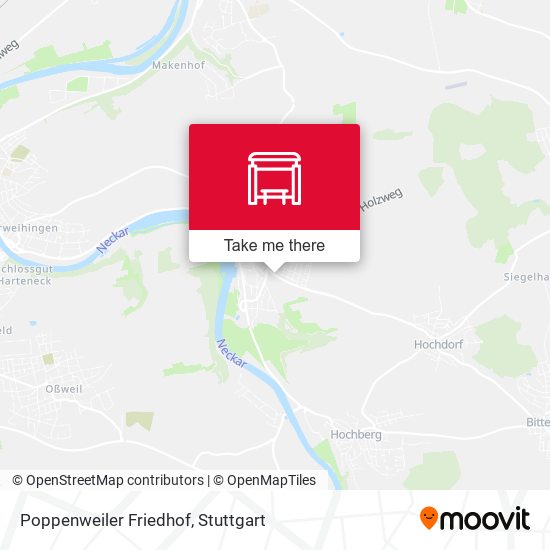 Poppenweiler Friedhof map