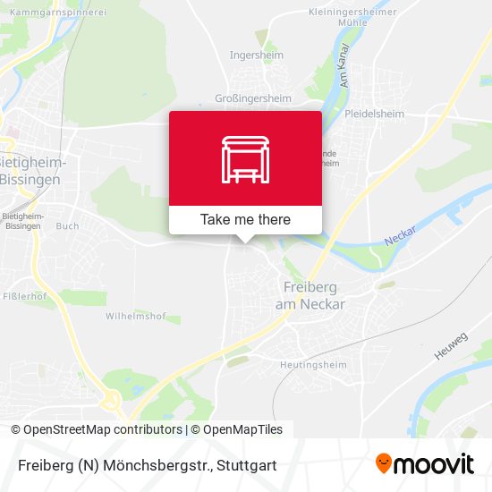 Freiberg (N) Mönchsbergstr. map