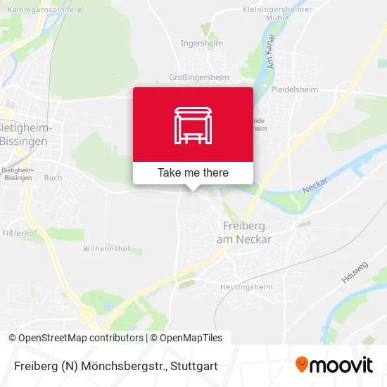 Карта Freiberg (N) Mönchsbergstr.