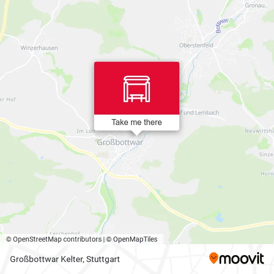 Карта Großbottwar Kelter