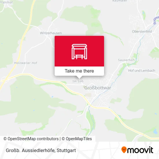 Карта Großb. Aussiedlerhöfe