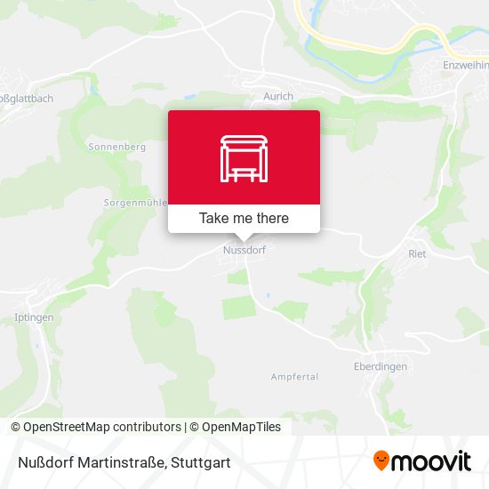 Nußdorf Martinstraße map