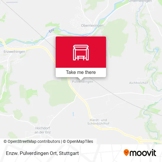 Карта Enzw. Pulverdingen Ort