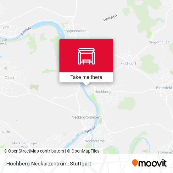 Hochberg Neckarzentrum map