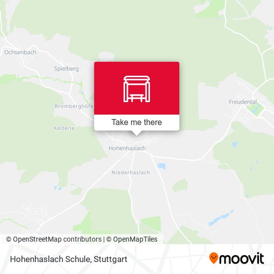 Hohenhaslach Schule map