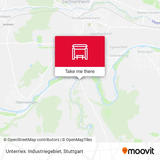 Карта Unterriex. Industriegebiet
