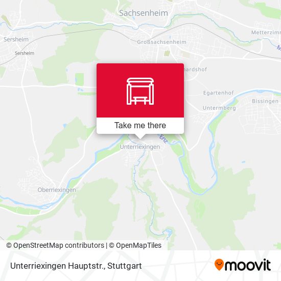 Unterriexingen Hauptstr. map