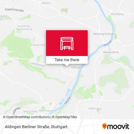 Карта Aldingen Berliner Straße
