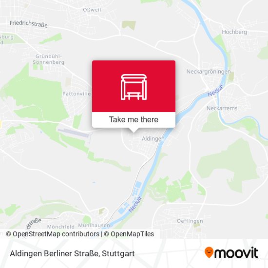 Aldingen Berliner Straße map