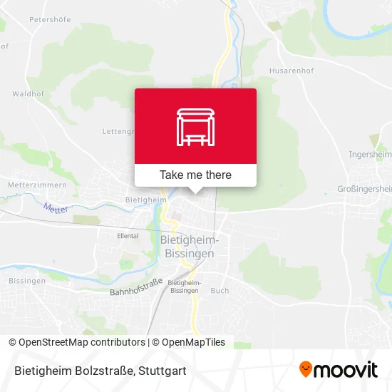 Карта Bietigheim Bolzstraße