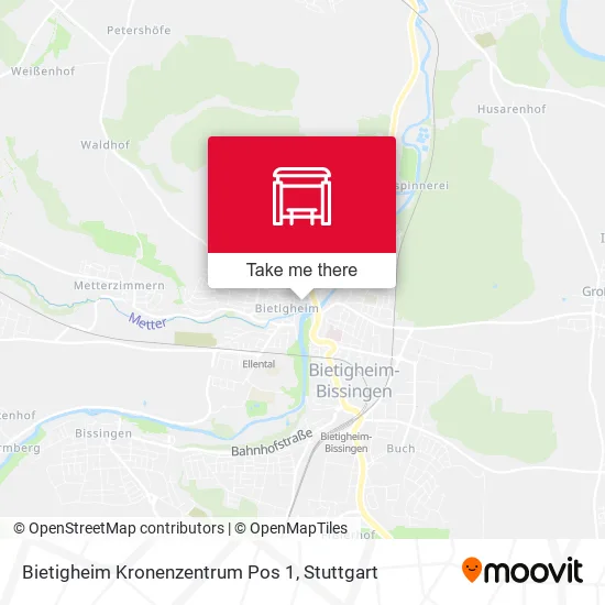 Карта Bietigheim Kronenzentrum Pos 1