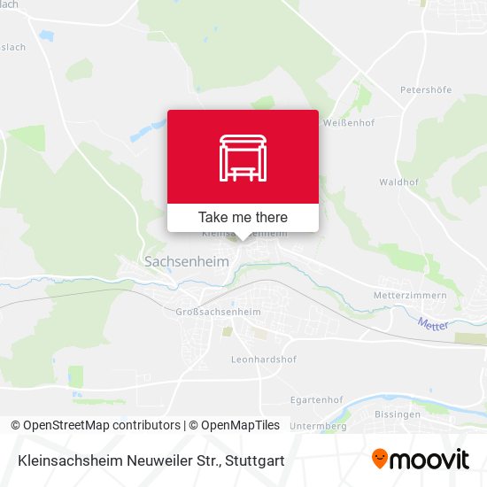 Карта Kleinsachsheim Neuweiler Str.