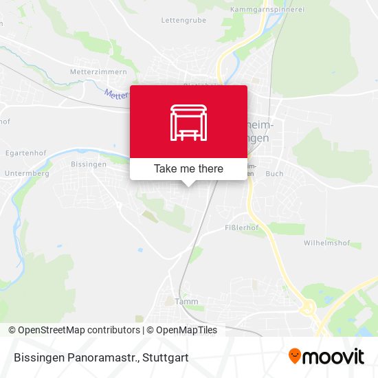 Bissingen Panoramastr. map
