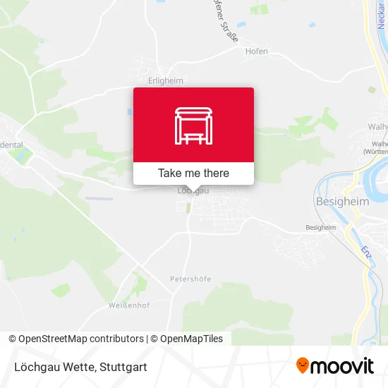 Карта Löchgau Wette