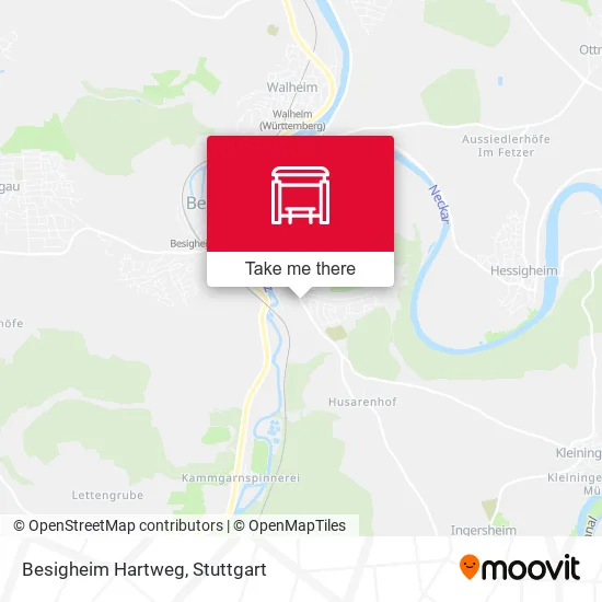 Карта Besigheim Hartweg