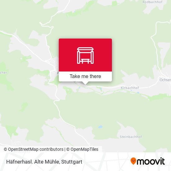Карта Häfnerhasl. Alte Mühle