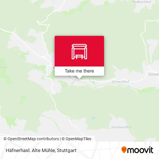 Карта Häfnerhasl. Alte Mühle